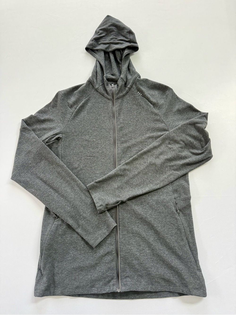 lululemon athletica Men's Full-Zip Hooded Jacket - Heather Gray